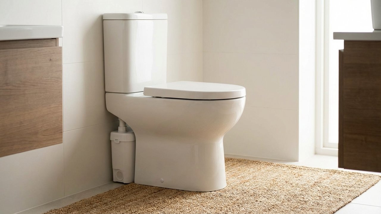 Installation d'un WC avec broyeur sans évacuation traditionnelle