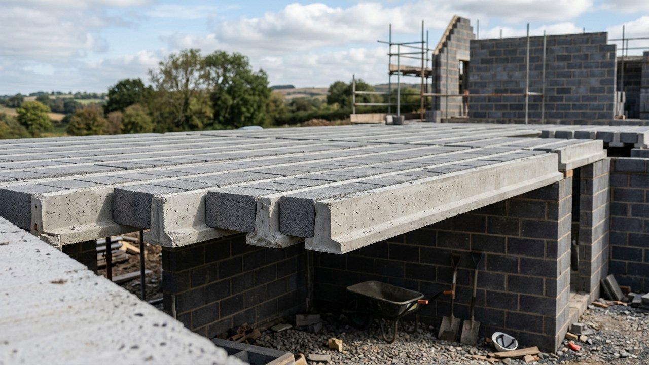 Assemblage d'un plancher poutrelles-hourdis avec éléments préfabriqués