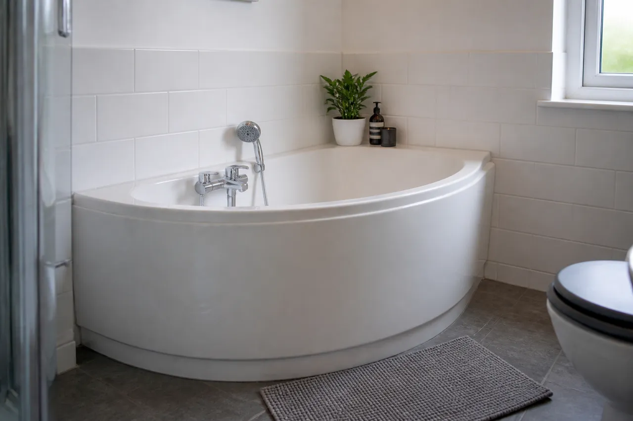 Dimensions d'une baignoire d'angle pour petite salle de bain
