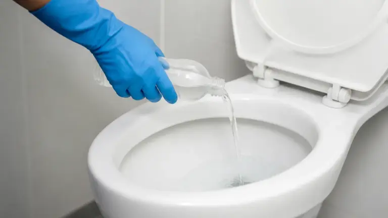 Nettoyer les toilettes à l’acide chlorhydrique